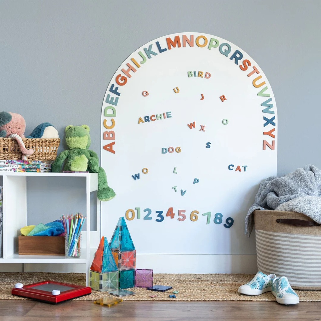 Superficie magnetica flessibile semicircolare per gesso